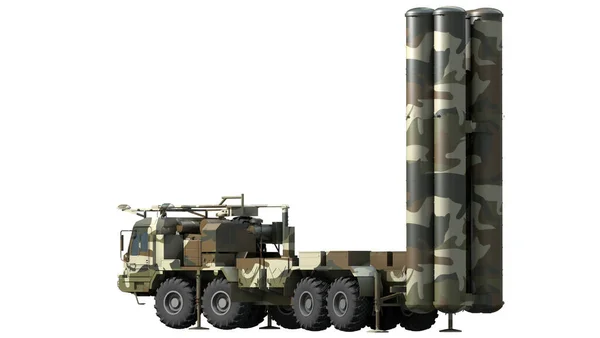 Mobile Surface Air Missile System S300 Rendered Illustration — Stock Photo, Image