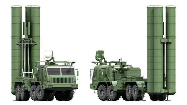 Système Missiles Sol Air Mobile S300 Illustration Rendue — Photo