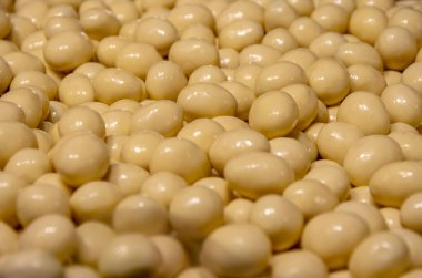 Renkli şekerlemeler, şekerleme, şekerleme ve marşmelov. Kavram: çocuk partisinde şeker, ekstra kalori, lezzetli bir mağaza..