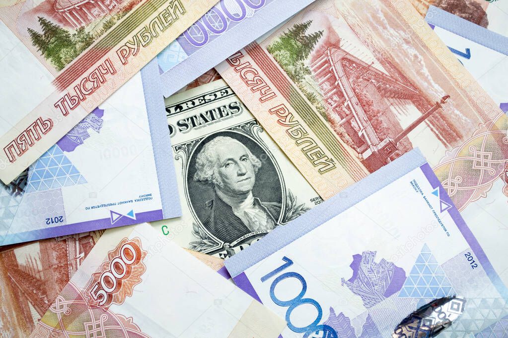 the dollar is littered with rubles and tenge, the global crisis.
