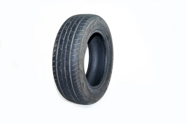 Car Tire Isolated White Background High Quality Photo — Stock Photo, Image