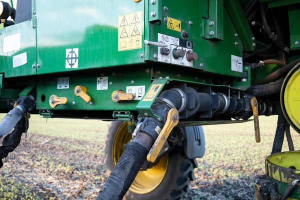 Endroit Pour Pomper Drogue Sur Tracteur Spécial Photo Haute Qualité — Photo