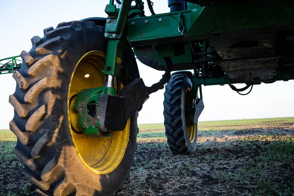 Special Tractor Treatment Fields Weeds Pests High Quality Photo — Foto de Stock