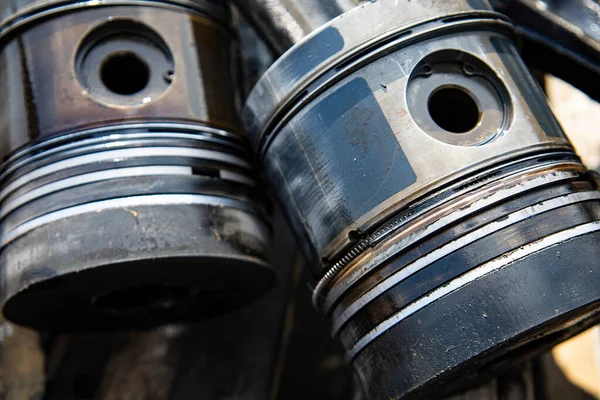 Piston Diesel Engine Repair Tractor High Quality Photo — Stock Photo, Image
