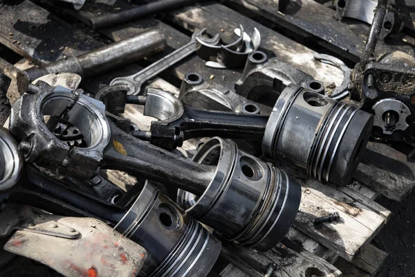 Piston Diesel Engine Repair Tractor High Quality Photo — Fotografia de Stock
