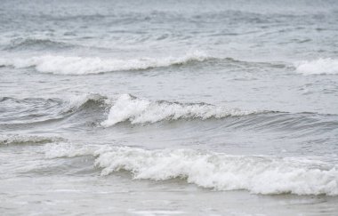 Kötü havalarda okyanus ya da deniz dalgalarının fotoğrafı