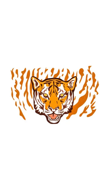 tiger animal graphic design for your project