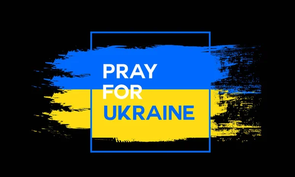 Podporuji Ukrajinu Modlete Ukrajinu Šetřete Ruské Samolepky Pro Média Ukrajinská — Stockový vektor