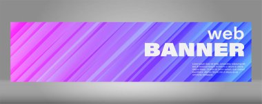 Pembeden maviye pürüzsüz bir gradyanı olan modaya uygun soyut bir afiş. İş sunumları, el ilanları, posterler için karmaşık çok katmanlı eğri tasarımı. Mesaj at. Dikdörtgen çerçeve. Çizgi. Morötesi 