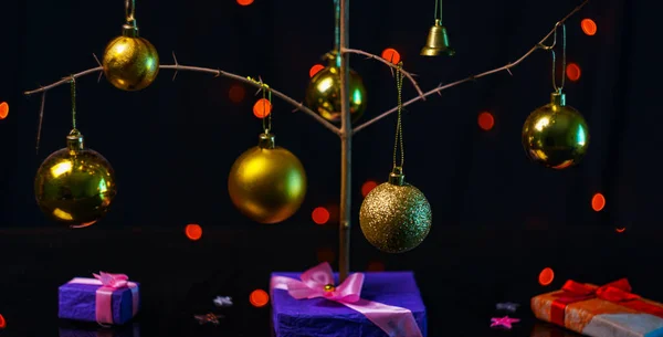 Weihnachten Neujahr Gelbes Tllarang Spielzeug — Stockfoto