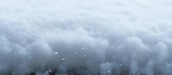 Nieve Congelada Derrite Dispersa — Foto de Stock