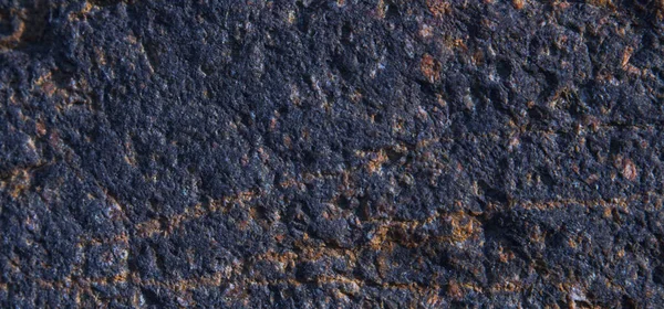 Textura Pedra Preta Imagem Macro Pedra — Fotografia de Stock