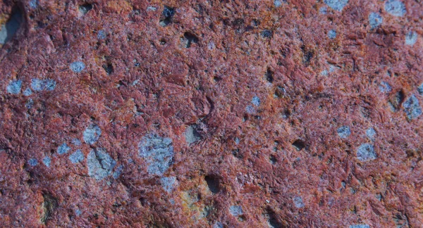 Текстура Красного Камня Макроизображение Камня — стоковое фото