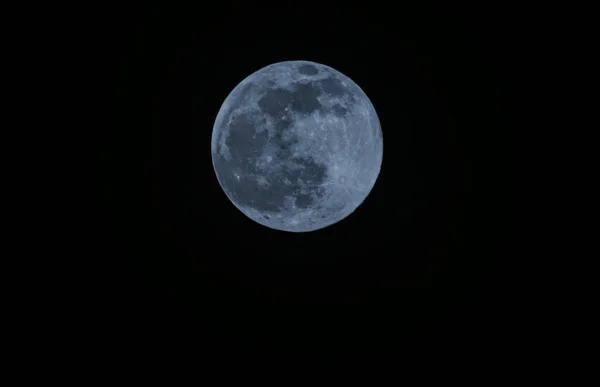 Close Photo Full Moon — 스톡 사진