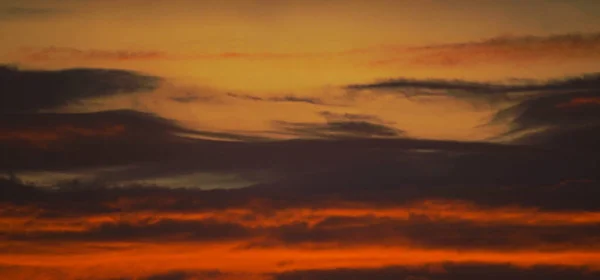 Sun Set Clouds Reddened — Stock Photo, Image