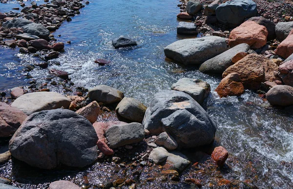 Big stones in the water, big stones