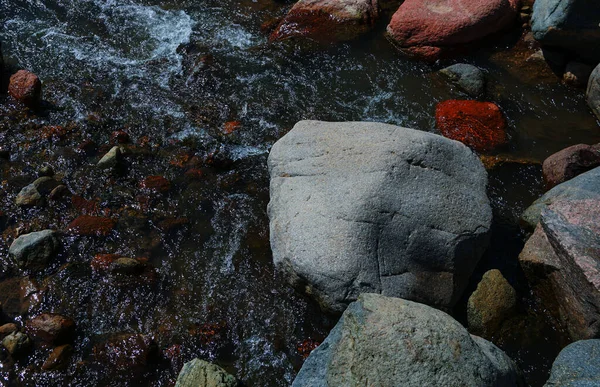 Big stones in the water, big stones