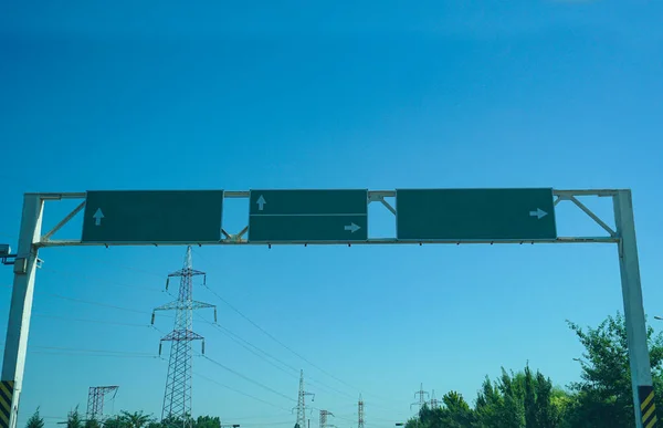 Znak Autostrady Drodze — Zdjęcie stockowe
