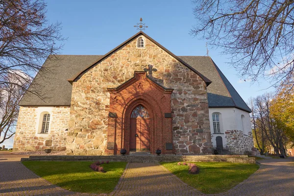 Iglesia Halikko Una Iglesia Evangélica Luterana Halikko Finlandia —  Fotos de Stock