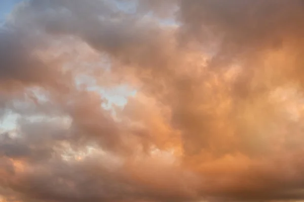 Nuvens Coloridas Céu Como Fundo — Fotografia de Stock