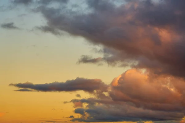 Nuvens Coloridas Céu Como Fundo — Fotografia de Stock