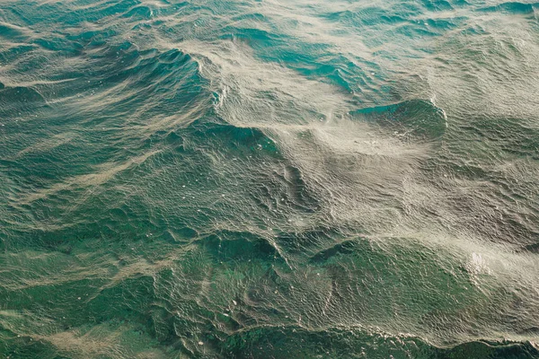 Golven Het Oppervlak Van Turquoise Tropische Zee — Stockfoto