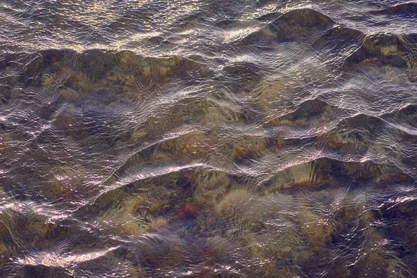 Vlny Hladině Tyrkysového Tropického Moře — Stock fotografie