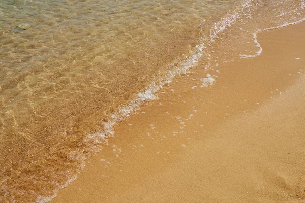 Wellen Tropischen Sandstrand Des Roten Meeres — Stockfoto