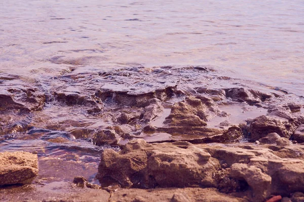 Pedras Costa Mar Vermelho Egito — Fotografia de Stock