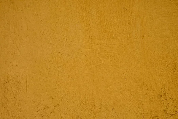 Parede Pintada Casa Velha Amarelo Pintado Como Fundo — Fotografia de Stock