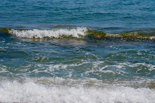 Waves Stone Coast Crete — Stock Fotó