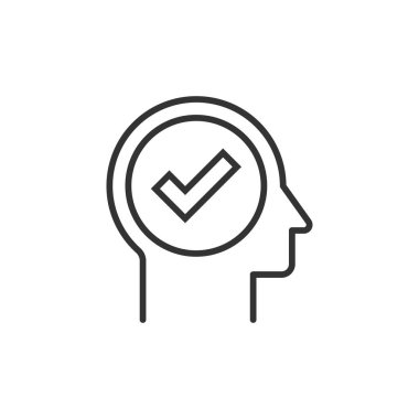 Organizasyon yönetim simgesi düz stil. Beyaz izole edilmiş arka planda işaretli vektör illüstrasyonu olan insanlar. İş adamı iş konsepti.