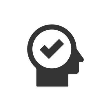 Organizasyon yönetim simgesi düz stil. Beyaz izole edilmiş arka planda işaretli vektör illüstrasyonu olan insanlar. İş adamı iş konsepti.