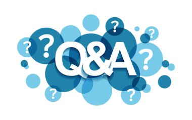 Düz biçimli Q & A pankart simgesi. Beyaz izole edilmiş arka planda soru ve cevap vektör illüstrasyonu. İletişim işareti iş konsepti.