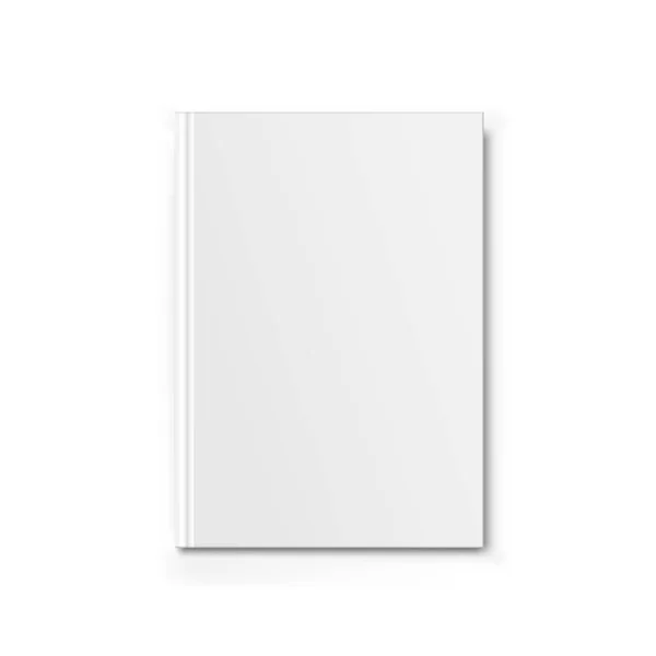 Düz stil kitap tasarımı simgesi. Beyaz izole arkaplan üzerindeki kapak vektör illüstrasyonu. Boş defter imza işi kavramı.