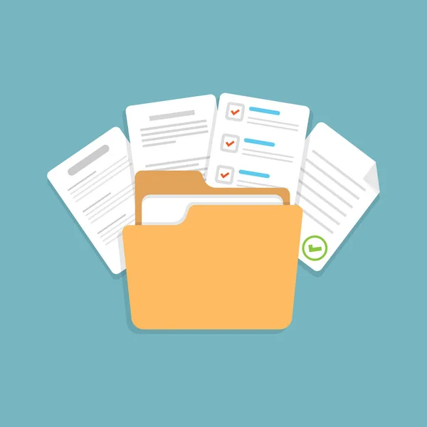 Sözleşme belgesi simgesi düz biçimdedir. İzole edilmiş arkaplanda dizin vektör illüstrasyonuyla rapor ver. Kağıt sayfası iş sözleşmesi.