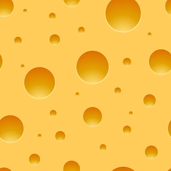 Значок Кусочка Сыра Плоском Стиле Векторная Иллюстрация Молочных Продуктов Бесшовный — стоковый вектор