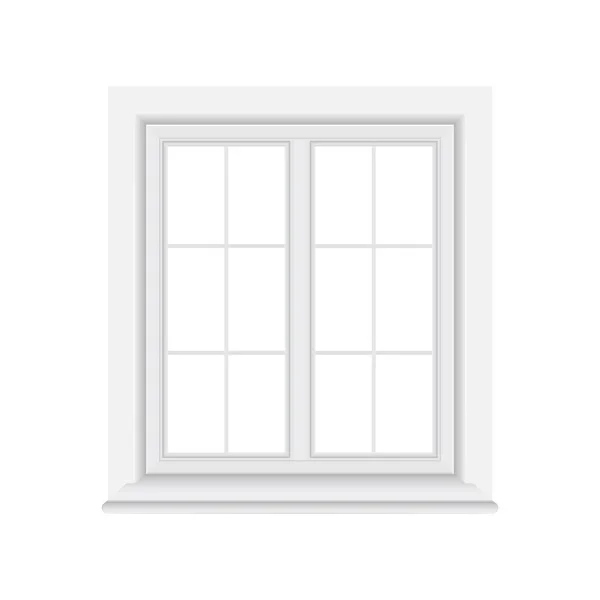 Fenstersymbol Flachen Stil Casementvektorillustration Auf Isoliertem Hintergrund Interior Frame Zeichen — Stockvektor