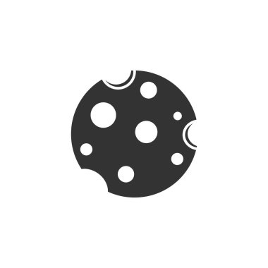 Peynir dilimi simgesi düz stil. İzole edilmiş arka planda süt besin vektör çizimi. Kahvaltı imzası iş konsepti.