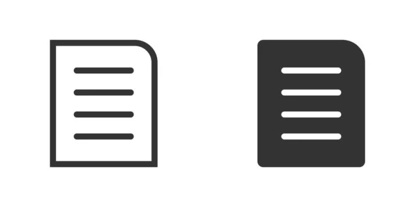 Icône Document Contractuel Style Plat Signaler Illustration Vectorielle Tampon Dossier — Image vectorielle