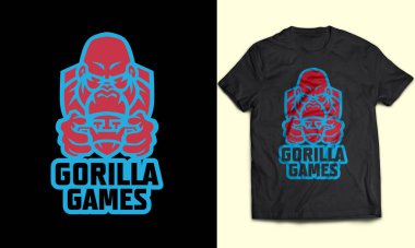 Oyun tişörtü tasarımı, Oyun Alıntısı ve Sözleri, poster, rozet, amblem, sanat, element, izole edilmiş, tişört, lavel, simge, kart için Typography oyun konsepti