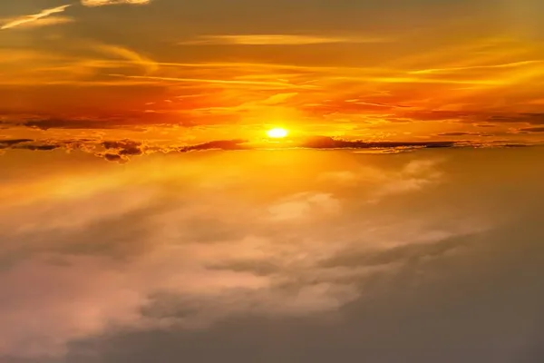 Σύννεφα Ηλιοβασιλέματος Ανατολής Ηλίου Ουρανός Υποβάθρου Καλημέρα — Φωτογραφία Αρχείου