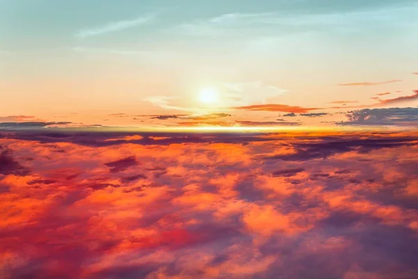 Gün Batımı Bulutları Gün Doğumu Arka Plan Gökyüzü Günaydın — Stok fotoğraf