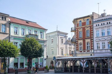 Eski Avrupa 'nın evleri ve sokakları, geleneksel mimari.