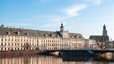 wroclaw, poland - spring 2022 beautiful city view. sights of the old town