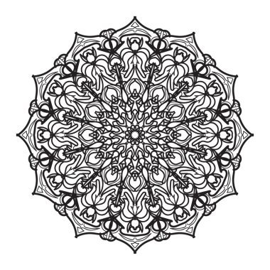 Mehndi Hintli Henna dövme deseni ya da geçmişi