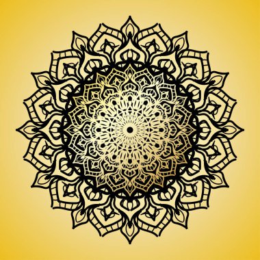 Vektör yuvarlak soyut çember. Mandala tarzı. EPS 10