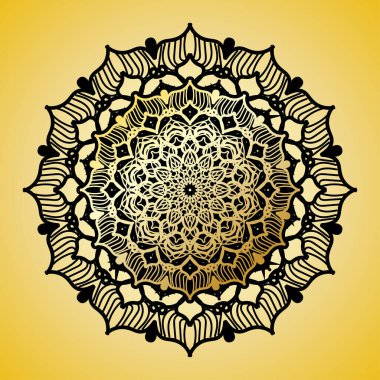 Vektör yuvarlak soyut çember. Mandala tarzı. EPS 10