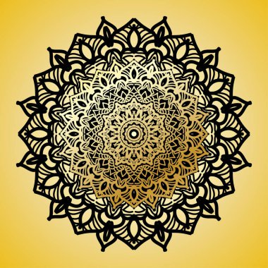 Vektör yuvarlak soyut çember. Mandala tarzı. EPS 10