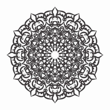 Vektör yuvarlak soyut çember. Mandala tarzı. EPS 10